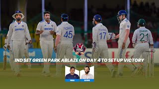 IND set green park ablaze on day 4 to set up victoryPdoggspeaks [upl. by Dnumyar]