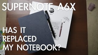 Supernote A6X  Has It Replaced My Notebook 3 Months Later Review [upl. by Ariom]