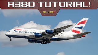 Hager A380 Full Flight Tutorial With Checklist  Airbus A380  X Plane 11 [upl. by Aiouqes]