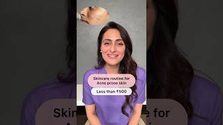 Rs500 skin care routine  oily skin  dermatologist recommends [upl. by Nauwtna454]