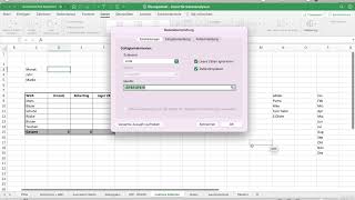 Excel MAC Dropdown erstellen [upl. by Tavis646]