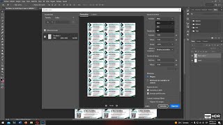 COMO MONTAR TARJETA DE PRESENTACION PARA IMPRIMIR PHOTOSHOP [upl. by Nonahs]