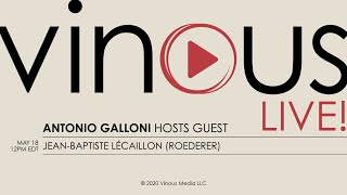 Vinous Live with JeanBaptiste Lécaillon Roederer [upl. by Lemuel681]