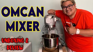 OMCAN 10 QT PLANETARY MIXER I UNBOXING amp REVIEW [upl. by Neros64]