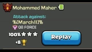 1 CLASHER Mohammed Maher EPIC 3 STAR RAID  Clash Of Clans [upl. by Weintrob]