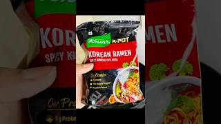 Spicy kimchi veg noodles🥵🌶️🍜knorr koreannoodles spicynoodles korean bts spicy vegnoodles [upl. by Aztilem]