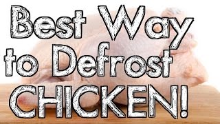 Best Way to Defrost Chicken [upl. by Ginnie]