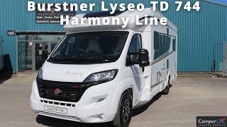 Burstner Lyseo TD 744 Harmony Line Motorhome For Sale at Camper UK [upl. by Fessuoy830]