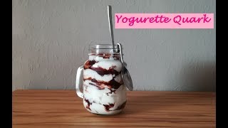 Yogurette Dessert Rezept  Yogurette Quark  Low Carb  Super lecker und schnell [upl. by Aekin]