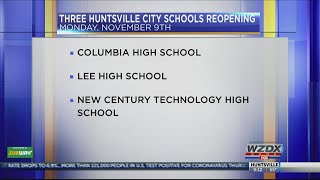 Huntsville City Schools reopen [upl. by Ranchod660]