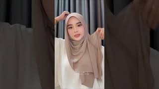 Dinner Glam Style Shawl Tutorial – QotrunNada shawl shawltutorial [upl. by Aninep]