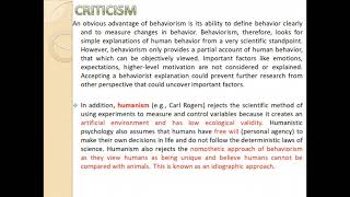 Criticisms of Behaviourism What are the criticisms of behaviourism [upl. by Ymeraj]