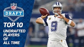 Top 10 Undrafted Players of All Time  NFL Films [upl. by Lyrret]