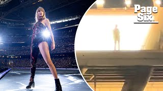 ‘Strange shadowy figure’ at Taylor Swift’s Eras Tour sparks conspiracy theories [upl. by Isyad]