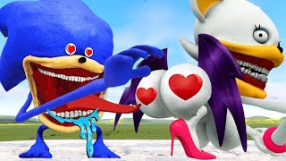 NEW SONIC TAPES LOVE STORY VS AMY TAPES SONIC SHIN SONIC TAPES In Garrys Mod [upl. by Akiria]