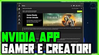 COME SCARICARE E INSTALLARE NVIDIA APP  VERSIONE UFFICIALE COMPLETA PER I GIOCATORI E CREATORI [upl. by Yatnwahs]