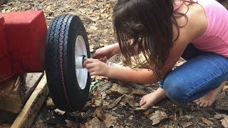 10 Year Old Changes 480  8 Trailer Tire [upl. by Tiloine]