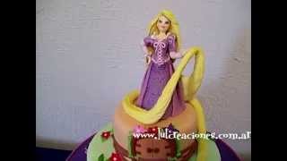 Torta Decorada Rapunzel  Lut Creaciones Tortas Decoradas [upl. by Sirah676]