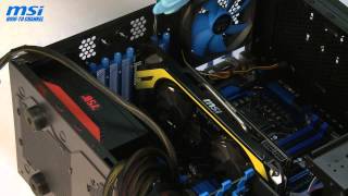 MSI® HOWTO Install graphics card on PCIe x16 slot with butterfly lock [upl. by Alecram]