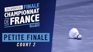 Top 12 2022 – Petite finale – Aix Univ Club Badminton vs Red Star Mulhouse – Court 2 [upl. by Kwapong]