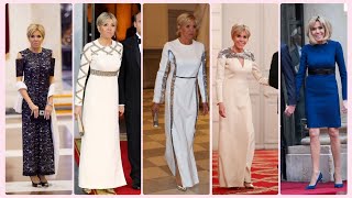 Brigitte Macron french first lady in lovely style viral fashion beauty [upl. by Siramay]