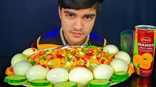 😱🔥 10 Maggi 🍜 10 EGG 🥚 Eating Challenge  Noodles With Egg Challenge  Asmr Eating Challenge [upl. by Izmar]