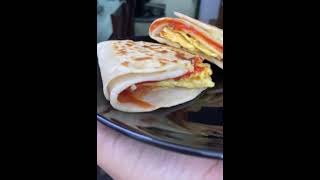 Trending Wrap Hack Desi Pizza Wrap Recipe  Tik Tok Tortilla Wrap Hack instat wrap shorts wrap [upl. by Reinhardt249]