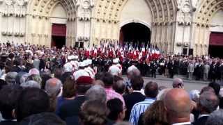 Enterrement Hélie Denoix de Saint Marc Eloge funèbre prononcé par le Général Dary [upl. by Drusus]