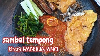 RESEP MUDAH BIKIN SAMBAL TEMPONG [upl. by Adaran]