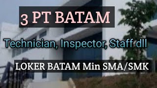 Loker Batam PT Iklan Kota Batam Hari Ini [upl. by Tris]