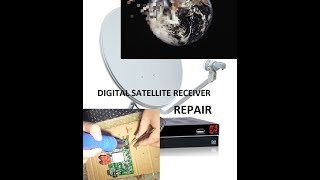 Digital Satellite Receiver freezingpixelation wont turn on fix repair interrupting signal DVB S2 [upl. by Anahsek]