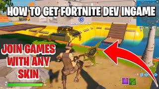 How To Get A Ingame Fortnite Dev Account In Chapter 3 Season 4 Play Old Seasons [upl. by Chaney960]