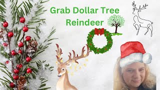 DIY Reindeer Ornament and Decor on a Budget [upl. by Nowd912]