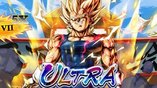 HE LITERALLY BROKE THE GAME 5X ZENKAI BUFFED ULTRA MAJIN VEGETA  Dragon Ball Legends [upl. by Galan]