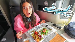 Andiamo a NEW YORK Vlog in AEREO in BUSINESS CLASS [upl. by Phina997]