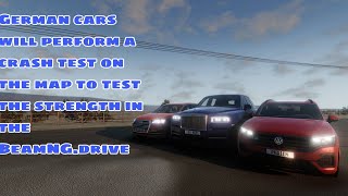 German cars vs carnts to test the strength of cars in the game BemaNGdrive [upl. by Ardis336]