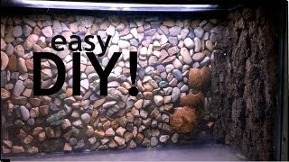 DIY aquarium background [upl. by Anivlek638]