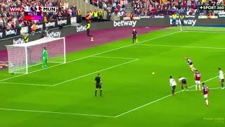 Amazing Penalty 🔥 Jarrod Bowen Goal West Ham Vs Manchester United 21 All Goals amp Highlights [upl. by Llenel]