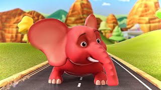 🐘 Ek Mota Hathi in Hindi एक मोटा हाथी Hathi Song and Kids Rhymes [upl. by Sulecram]