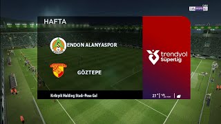 PES 2013 YENİ SEZON BEİNSPORT SKORBORD EKLENTİLİ  TRENDYOL SÜPER LİG ALANYA🆚GÖZTEPE [upl. by Refenej]