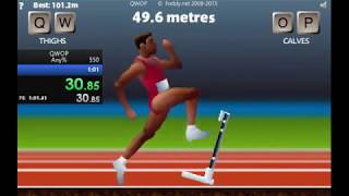 QWOP speedrun 5956 [upl. by Enyrehtak847]