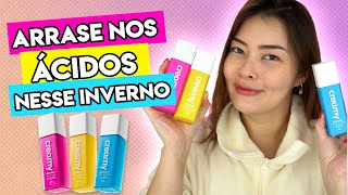 INVERNO❄️ A HORA CERTA DE CAPRICHAR NOS ÁCIDOS ESFOLIANTES NO SEU SKINCARE✨ [upl. by Frame176]