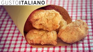 Mozzarella fritta  RICETTA ORIGINALE  Fried mozzarella  Жареная моцарелла [upl. by Aiekram401]