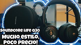 SOUNDCORE LIFE Q30 BY ANKER  MAS ESTILO  REVIEW Y COMPARATIVA CON Q20i [upl. by Sinnod]