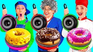 Me vs Grandma Cooking Challenge  Funny Food Recipes by PaRaRa Challenge [upl. by Horwath]