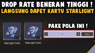 LANGSUNG DAPET  DROP RATE KARTU STARLIGHT NOVEMBER BENERAN TINGGI REAL ATAU FAKE [upl. by Lieberman]