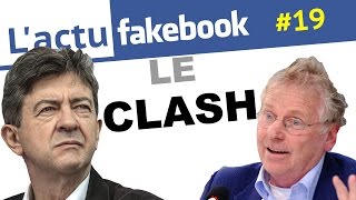 LE CLASH MÉLENCHON COHNBENDIT  Actu Facebook 19 [upl. by Zulaledairam823]