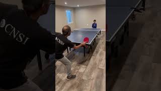 Strong forehand practice forehand tabletennis pongpong intense subscribe [upl. by Vershen]