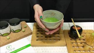 Ceremonial Matcha  Thin Matcha Green Tea Preparation  Ujido [upl. by Marys563]