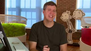 Jeff Kinney says hi to Booktopia [upl. by Yelkrab]